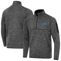 Orlando Magic Antigua New Logo Fortune Quarter-Zip Pullover Jacket - Heather Black for sale