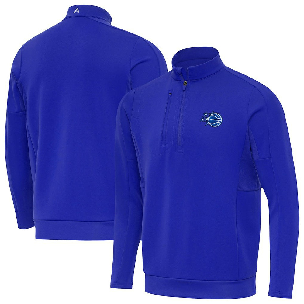 Orlando Magic Antigua New Logo Generation Quarter-Zip Pullover Top - Royal | New Era discount