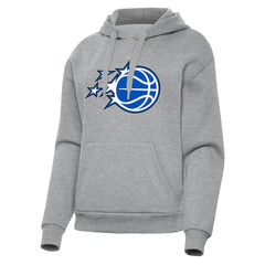 Orlando Magic Antigua Women's New Logo Victory Pullover Hoodie - Heather Gray sale