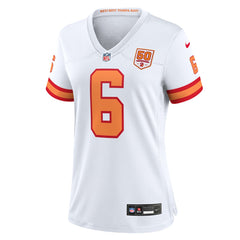 NFL Tampa Bay Buccaneers Baker Mayfield '76 Women's 50th Season Game Jersey