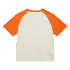 Baltimore Orioles Women's Boyfriend Raglan T-Shirt - Cream | Mitchell & Ness
