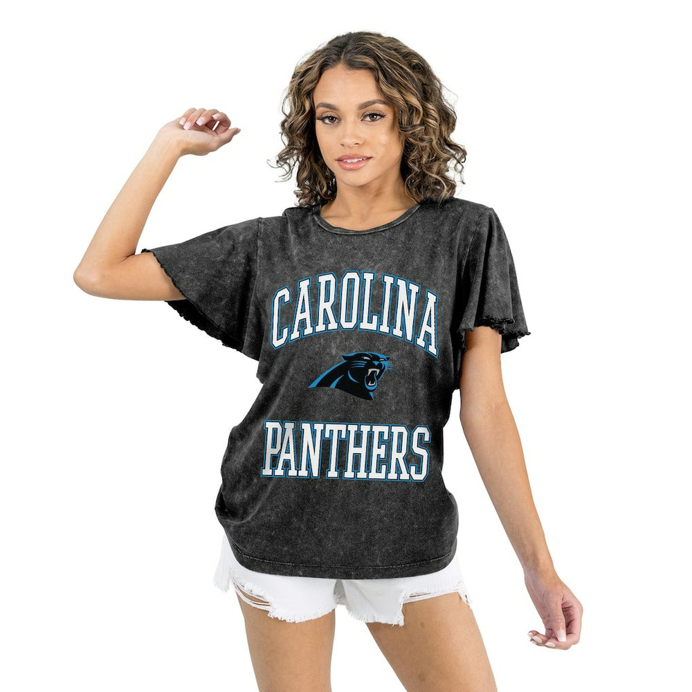 NFL Carolina Panthers Gameday Couture Women's Relaxed Flutter Sleeve T-Shirt