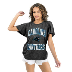 NFL Carolina Panthers Gameday Couture Women's Relaxed Flutter Sleeve T-Shirt
