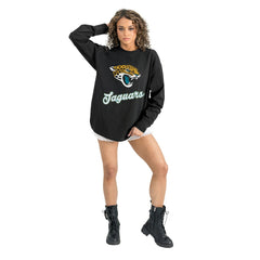 NFL Jacksonville Jaguars Gameday Couture Women's Oversized Long Sleeve T-Shirt