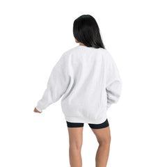 NFL Denver Broncos Gameday Couture Women's Traditional Logo Oversized Premium Fleece Pullover Sweatshirt