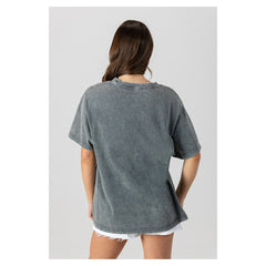NFL Atlanta Falcons Gameday Couture Women's Oversized Classic Grind Washed T-Shirt