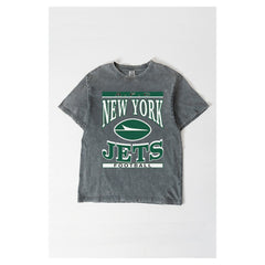 NFL New York Jets Gameday Couture Women's Oversized Classic Grind Washed T-Shirt