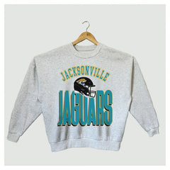 NFL Jacksonville Jaguars Gameday Couture Women's Fierce Focus Premium Oversized Fleece Pullover Sweatshirt