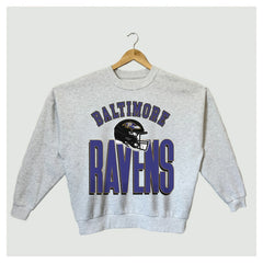 NFL Baltimore Ravens Gameday Couture Women's Fierce Focus Premium Oversized Fleece Pullover Sweatshirt
