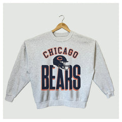 NFL Chicago Bears Gameday Couture Women's Fierce Focus Premium Oversized Fleece Pullover Sweatshirt