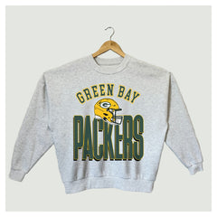 NFL Green Bay Packers Gameday Couture Women's Fierce Focus Premium Oversized Fleece Pullover Sweatshirt