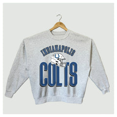 NFL Indianapolis Colts Gameday Couture Women's Fierce Focus Premium Oversized Fleece Pullover Sweatshirt