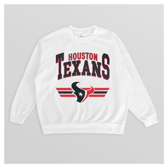 NFL Houston Texans Gameday Couture Women's Swift Strike Premium Oversized Fleece Pullover Sweatshirt