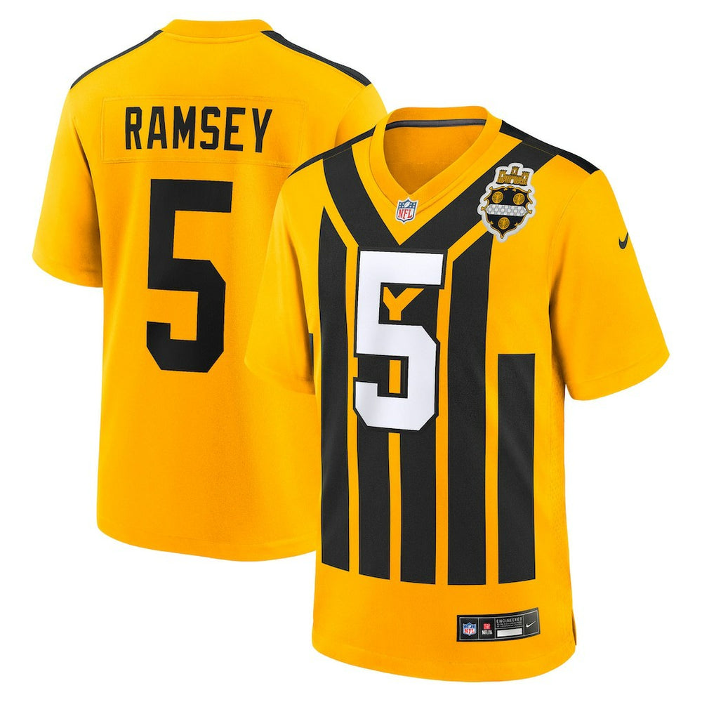 NFL Pittsburgh Steelers Jalen Ramsey Alternate 1933 Throwback Game Jersey