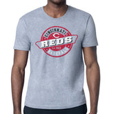 Cincinnati Reds Starter Route 66 Team Logo T-Shirt - Heather Gray