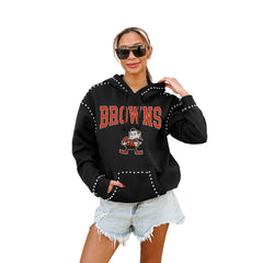 NFL Cleveland Browns Gameday Couture Women's Studded Pullover Hoodie