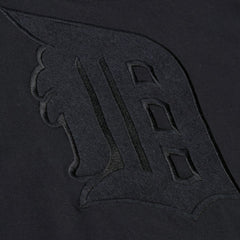 Detroit Tigers Women's Cooperstown Collection Phantom Cropped T-Shirt - Black | Mitchell & Ness