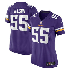 NFL Minnesota Vikings Eric Wilson Women's Team Game Jersey