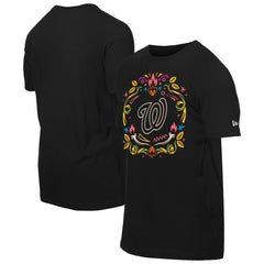Washington Nationals Día de los Muertos T-Shirt - Black | New Era