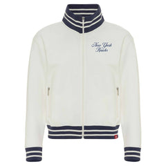 New York Knicks Sportiqe Women's Athletic Club Collection Sutton French Terry Full-Zip Jacket - Cream outlet