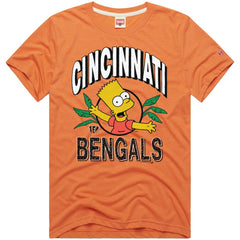 NFL Cincinnati Bengals Homage x The Simpsons Unisex Tri-Blend T-Shirt