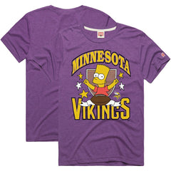 NFL Minnesota Vikings Homage x The Simpsons Unisex Tri-Blend T-Shirt