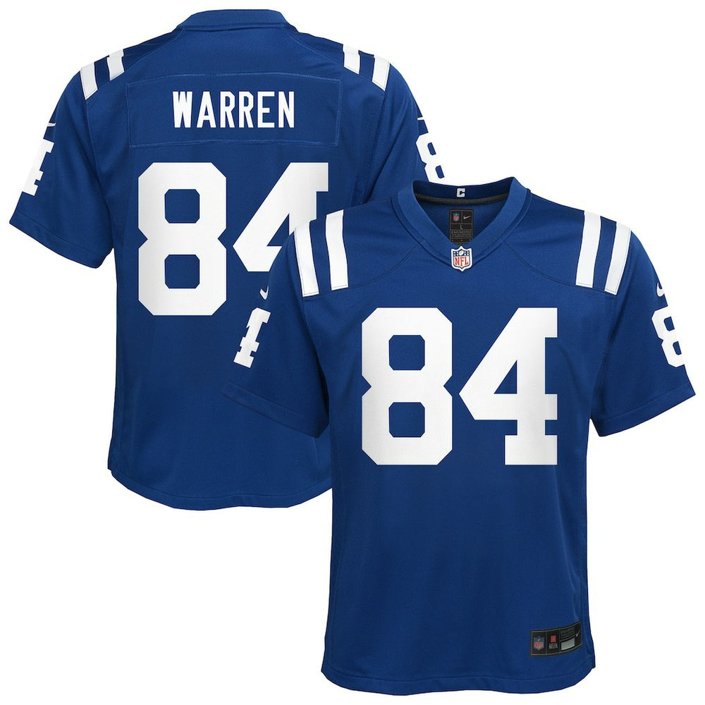 NFL Indianapolis Colts Tyler Warren Youth Team Game Jersey