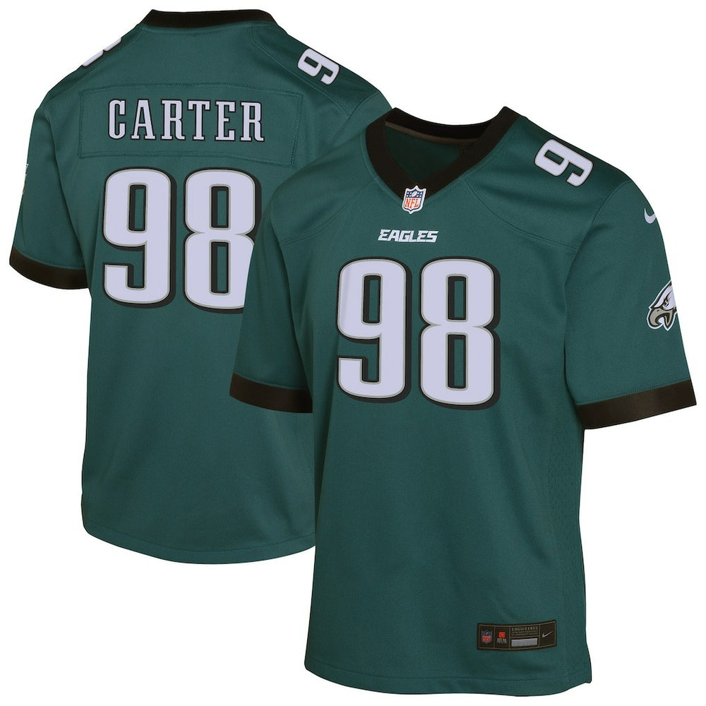 NFL Philadelphia Eagles Jalen Carter Youth Game Player Jersey