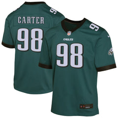 NFL Philadelphia Eagles Jalen Carter Youth Game Player Jersey