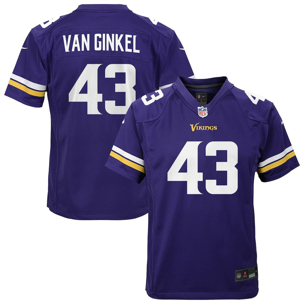 NFL Minnesota Vikings Andrew Van Ginkel Youth Youth