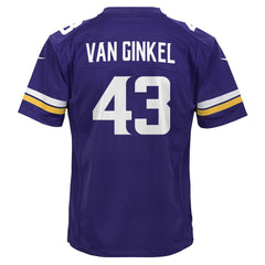 NFL Minnesota Vikings Andrew Van Ginkel Youth Youth