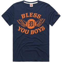 Detroit Tigers Homage Hyper Local Refresh Tri-Blend T-Shirt - Navy