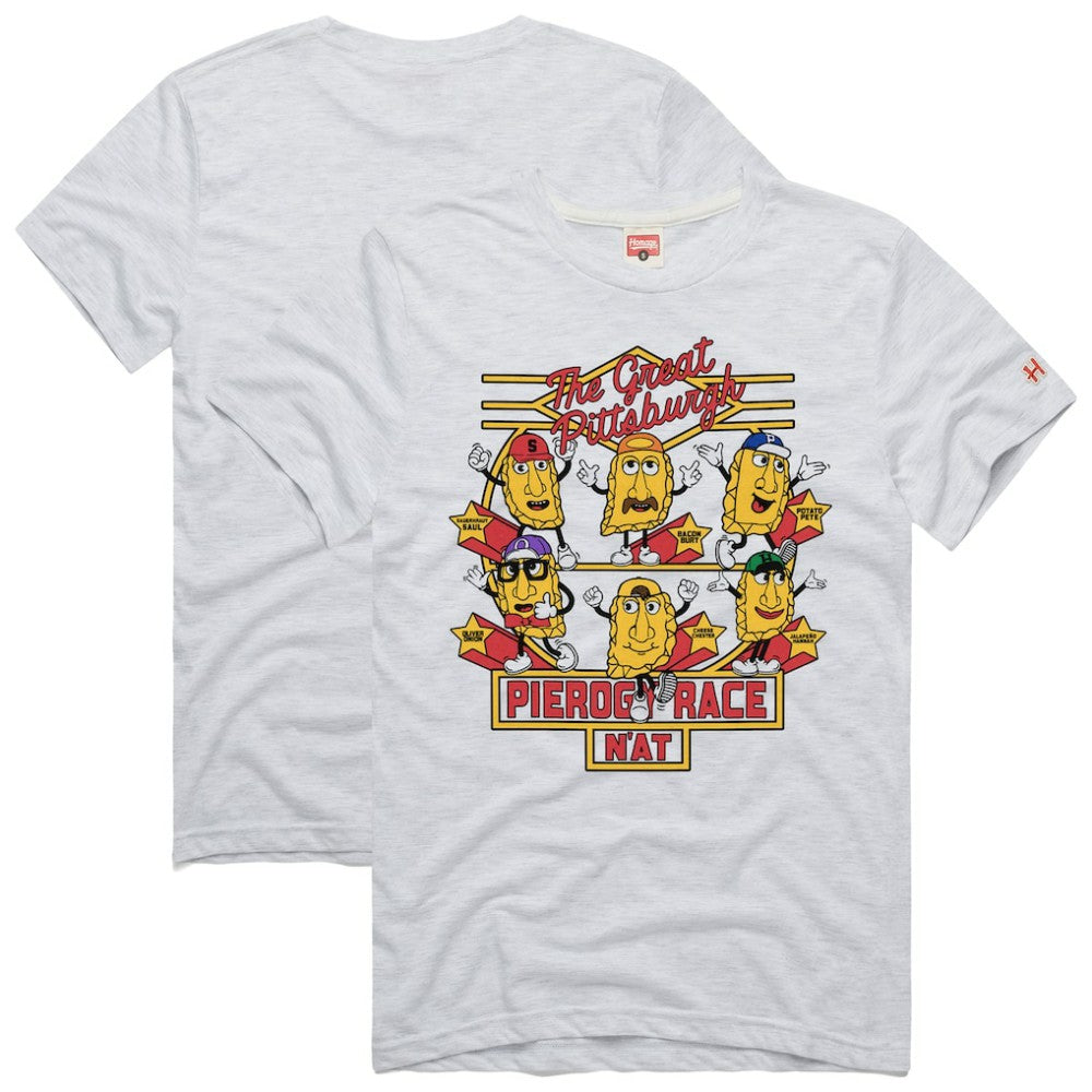 Pittsburgh Pirates Homage Hyper Local Refresh Tri-Blend T-Shirt - Ash