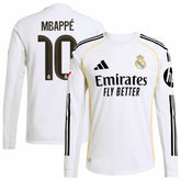 Kylian Mbappé Real Madrid 2025/26 Home Long Sleeve Player Jersey / Soccer Online
