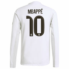 Kylian Mbappé Real Madrid 2025/26 Home Long Sleeve Player Jersey / Soccer Online