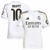 Kylian Mbappé Real Madrid Youth 2025/26 Home Replica Player Jersey / Soccer Sale