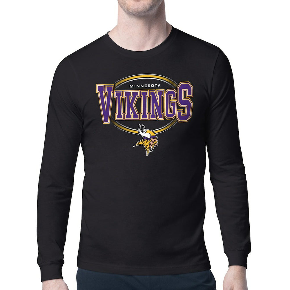 NFL Minnesota Vikings Starter Team Track Graphic Long Sleeve T-Shirt
