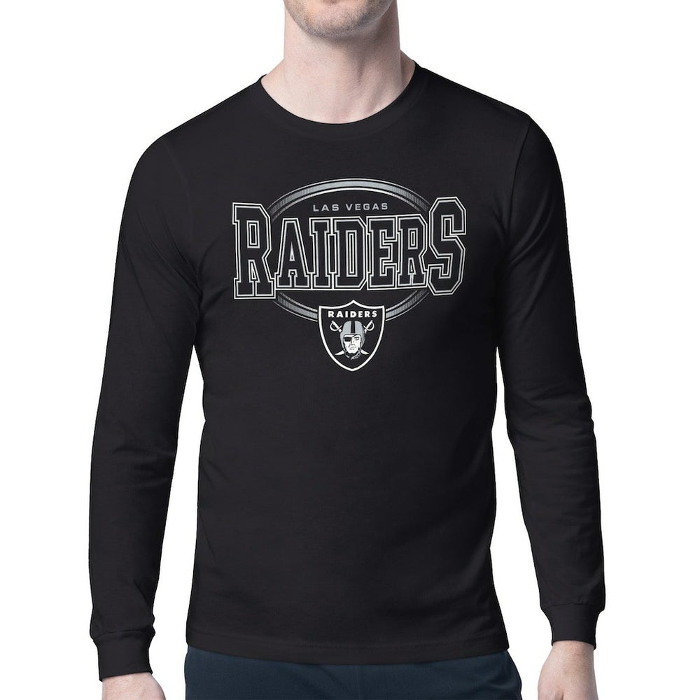 NFL Las Vegas Raiders Starter Team Track Graphic Long Sleeve T-Shirt