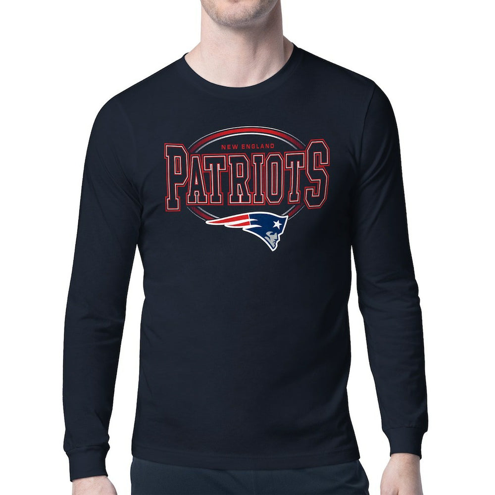 NFL New England Patriots Starter Team Track Graphic Long Sleeve T-Shirt
