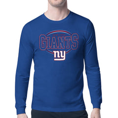 NFL New York Giants Starter Team Track Graphic Long Sleeve T-Shirt