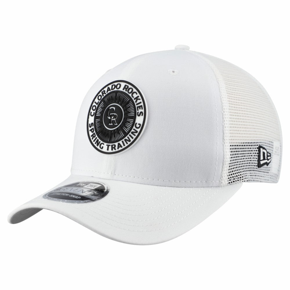 Colorado Rockies 2026 Spring Training Fan Pack 9SEVENTY Adjustable Trucker Hat - White | New Era