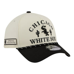 Chicago White Sox 2026 Spring Training Fan Pack Rope A-Frame 9FORTY Adjustable Hat - Cream | New Era