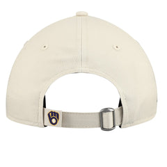 Milwaukee Brewers Youth 2026 Spring Training Fan Pack Batter 9TWENTY Adjustable Hat - Stone/Navy | New Era