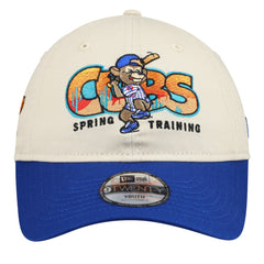 Chicago Cubs Youth 2026 Spring Training Fan Pack Batter 9TWENTY Adjustable Hat - Stone/Royal | New Era