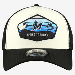 Miami Marlins 2026 Spring Training Fan Pack Gradient 39THIRTY Flex Hat - Stone | New Era