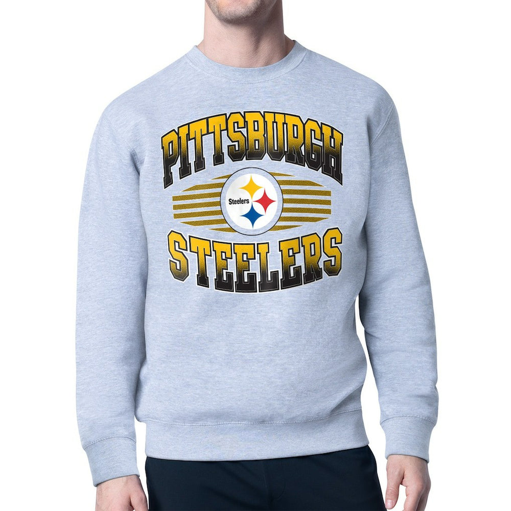NFL Pittsburgh Steelers Starter Team Grit Graphic Fleece Pullover Sweatshirt