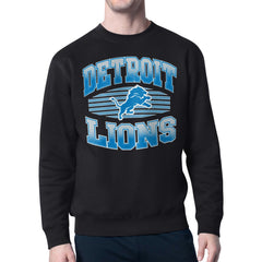 NFL Detroit Lions Starter Team Grit Graphic Fleece Pullover Sweatshirt