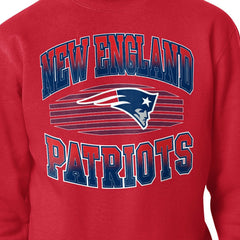NFL New England Patriots Starter Team Grit Graphic Fleece Pullover Sweatshirt