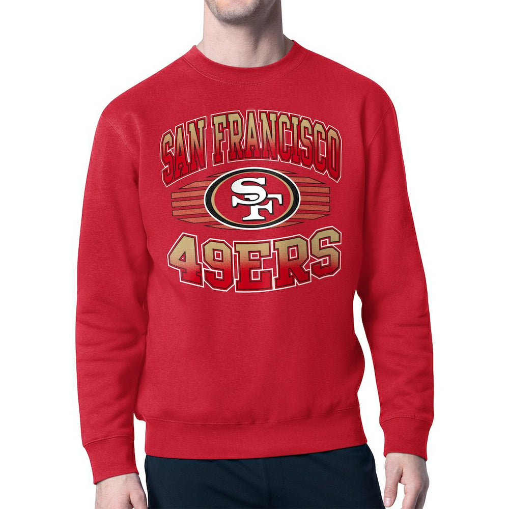 NFL San Francisco 49ers Starter Team Grit Graphic Fleece Pullover Sweatshirt