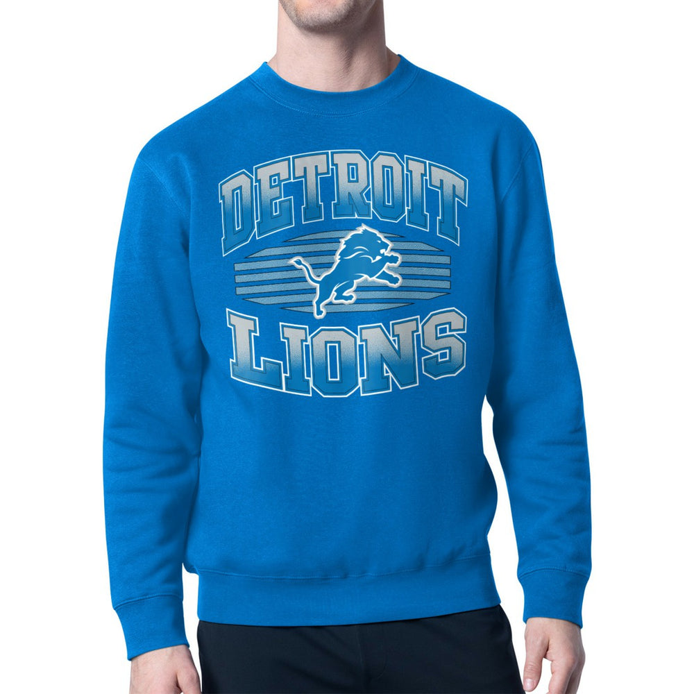 NFL Detroit Lions Starter Team Grit Graphic Fleece Pullover Sweatshirt